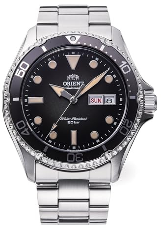 Orient Sports Kamasu V2 Graduate - Herrenuhr Automatik Handaufzug wasserdicht AA08, Graduiertes Grau, sportlich