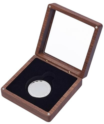 PH PandaHall Holz Taschenuhrenbox Vitrine Mit Transparentem Acryldeckel Aufbewahrungsbox Für Einzelne Taschenuhren Organizer Für Herren