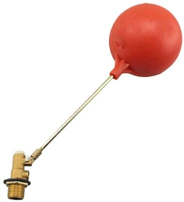Milageto Robinet à flotteur pour réservoir d'eau, robinet à bille flottant, interrupteur d'arrêt de remplissage automatique, robinet à flotteur en laiton pour, 0.75 pouces DN20