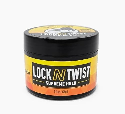 Lock's N Twiest Supreme Hold Hair Styling Gel, 148ml, for Braids, Twists and Locs