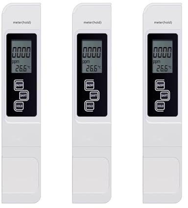 Medidor digital de fácil transporte con rangos de medición de 0 a 9999 ppm, herramienta de medición para acuarios, piscinas y sistemas, probador de agua de piscina