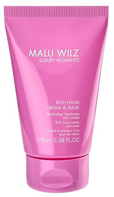 Malu Wilz Luxury Moments Rich Hand Cream & Mask 100ml I 2in1 Maske & Handcreme für sehr trockene Hände mit Sheabutter & Traubenkernöl uvm. I Mit Wohlfühlduft