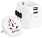 SKROSS Länderstecker Pro Light USB World (2xA) White