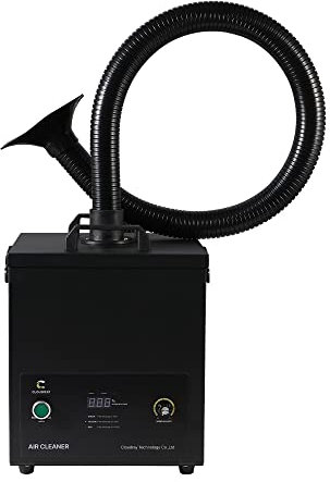 Cloudray Sistema de Extracción de Humo - Absorber de Humo de Soldadura con Filtro de 3 Etapas