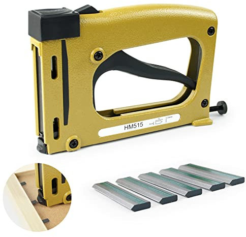 HM515 - Kit driver manuale flessibile con 1.000punto per fissare parti posteriori di cornici, pinzatrice e pistola a punto, strumento chiodatrice