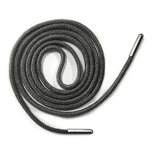 Gownsella 5/32(4mm) Kevlar Boot Lace,Unbreakable Heavy Duty Replacement Shoestring For Firefighting Logging Welder, Black, 45