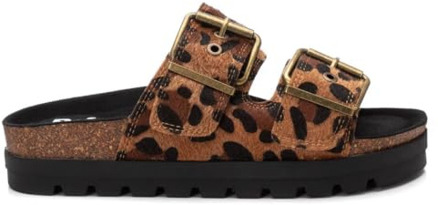 REFRESH - Sandalia Mujer Camel - Calzado Cómodo y Versátil - Moda casual - Modelo 17286201 (Talla 38)