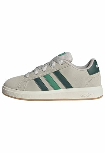 Adidas Mixte Enfant Grand Court 00s Shoes Kids, Wonder Alumina/Collegiate Green/Court Green, 30 1/2 EU