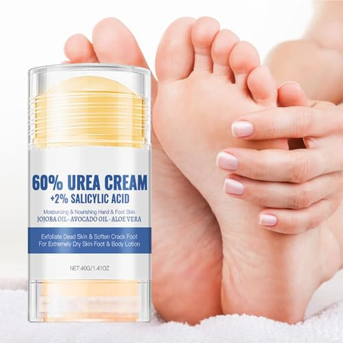 Creme pour Les Pieds Hydratante et Anti-gerçures 2025,Dernière Crème et Anti-Crevasse pour Les Pieds (1PC, 40 G)
