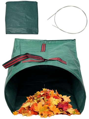 Per I Rifiuti Del Giardino - Raccoglitore Di Rifiuti Resistente E Di Grande Capacità - Riutilizzabili Da Prato E Foglie Pieghevoli - Per Uso In Costruzione Casa Cucina Riciclo E Ritagli