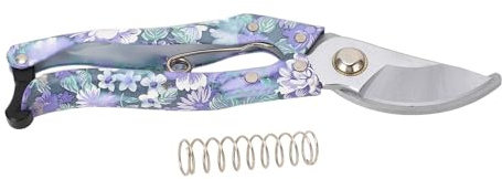 Ratchet Pruning Shears with Forged High Carbon Steel Blade and Ergonomic Anti Slip Handle, Heavy Duty Manual Pruner for Garden and Orchard Maintenance, Labor Saving Branch Cutting