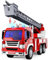 TOYABI Große Feuerwehr Auto Spielzeug, Feuerwehrauto Groß, Mit Drehleiter, Sound Und Licht, Big Fire Truck Fahrzeuge, Löschfahrzeug Für Kinder Ab 3 4 5 6 Jahre, Jungen Spielzeugauto Geschenk
