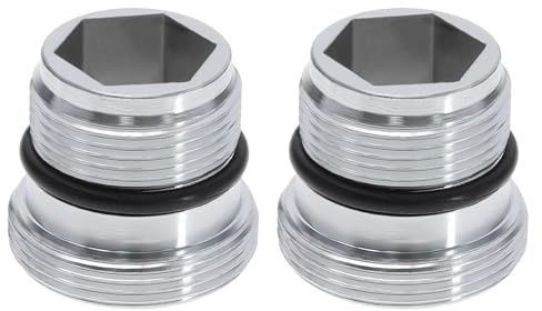 ECSiNG 2st M18.5-M22 Hane till Hane Adapter Kompatibel med IKEA Kompatibel med GROHE Kompatibel med Neoperl TJ Blandare Adapter Mässing