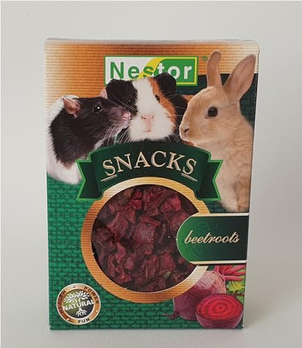Snacks for Rodents and Rabbits Beetroots 40g Hamster Mouse Chinchilla Guinea Pig Rat Degu Gerbil Treats Small Animal Food