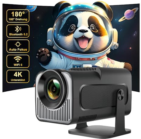 Salange HY320 Mini vidéoprojecteur,4K,Compatible avec Home cinéma,projecteur vidéo Android 11.0,Prend en Charge 1080P WiFi6 BT 5.2,projecteur Portable pour téléphone Portable,extérieur