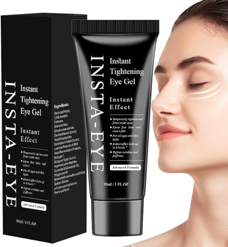 Crema Tensor para Ojeras - Gel Reparador Hidratante Y Calmante,Loción Nutritiva de Masaje Suavizante para Mujer