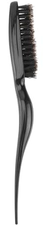 Cepillo de Cerdas de Jabalí Punta, Plástico Negro Ligero