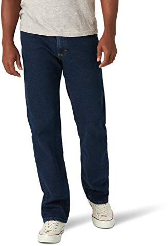 Wrangler Authentics Herrjeans i klassisk stil med 5 fickor och avslappnad passform