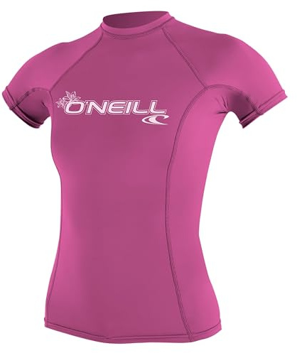Oneill Wetsuits O'Neill Combinaison en néoprène pour Femme, Skins Basiques, Manches Courtes, Rashguards