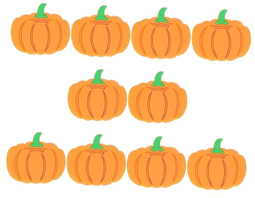 GOOHOCHY Autocollant pour Réfrigérateur 10 Pièces Motif Citrouille pour Réfrigérateur De Bureau Robuste Non-