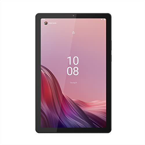 Lenovo Tab M9 Android-surfplatta | 9 tum HD | 64 GB | genomskinligt fodral + film | WiFi | 4 GB RAM | Arktisk grå | designad för bärbar underhållning (förnyad)