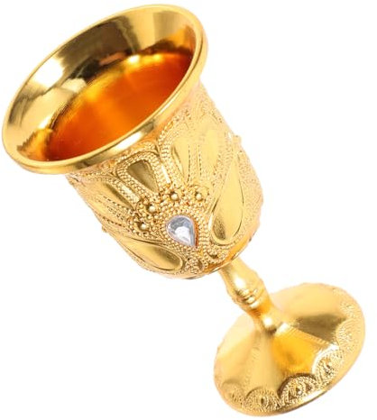 Garneck Copa de Vino para El Hogar Cáliz Retro Copa de Vino Tinto Copas Medievales Es Copa