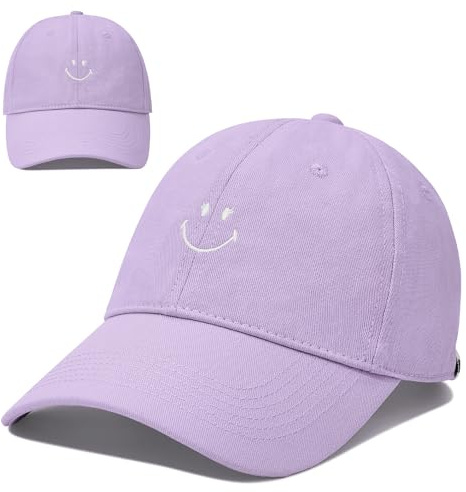 Century Star Baseballkappe für Herren und Damen Stylische Basecap Herren Kappe Damen für jeden Anlass Unisex Sonnenmütze Lila