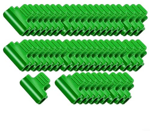 Sandyseptember Pinces de serre, filet de protection, clip de tunnel, clips de jardin pour fixer la couverture de plantes, film de bâche de serre (16 mm)