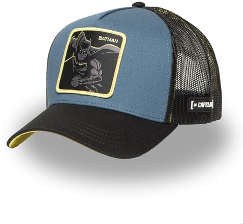 Capslab Batman A-Frame Trucker Cap Schwarz - One-Size