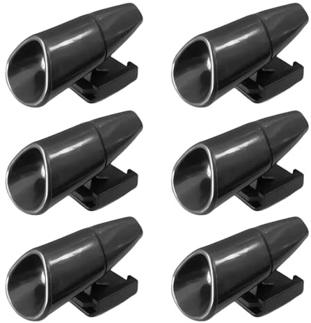 Flewdart 6 pcs sifflet ultrason autocollant anti gibier, sifflet anti gibier pour voiture, repulsif sanglier, Effective Ultrasound for Roadside Animals