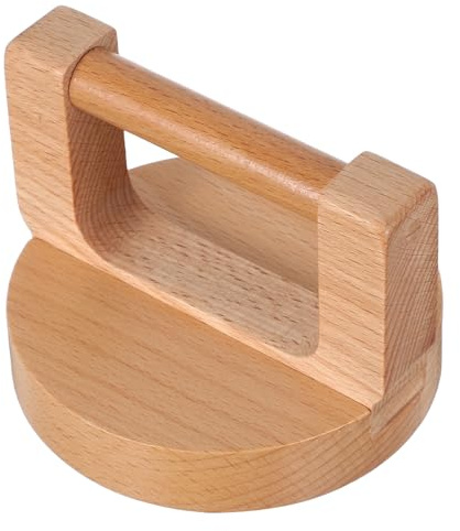 Sewroro Baren di Stampa Rotondo in Legno Strumento per Stampa Manuale Progetto Artistico per Ragazzo Ragazza Strumento per Trasferimento Inchiostro Creazione di Biglietti