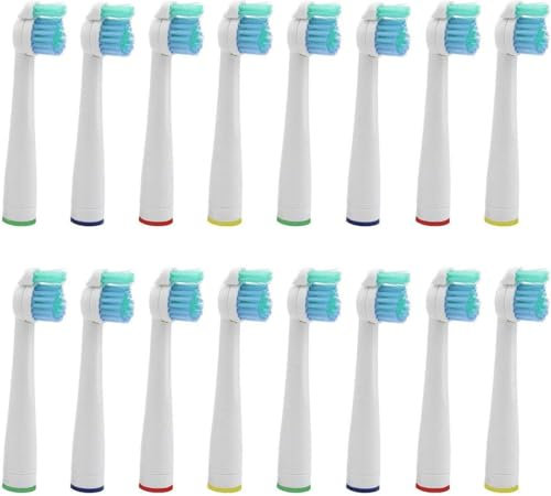 Set mit 16 Ersatzköpfen für elektrische Zahnbürsten Sensiflex von ShopINess®