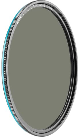 Kase Wolverine Revolution 77mm Magnetic ND8 3 Stop Shockproof Tempered Optical Glass Filter w Blue Ring & Adapter