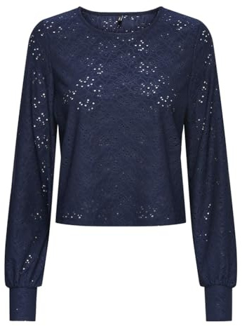 ONLY Onlsmilla Life L/S JRS Haut Court Chemisier à Manches Longues, Blazer Bleu Marine, XS Femmes