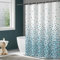 DAMAI Tenda Doccia Impermeabile Tenda Bagno Doccia in Poliestere con 12 Ganci Tenda per Doccia per Vasca da Bagno 180x180CM Blu