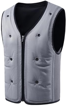 Fierudeng Gilet Rinfrescante Uomo | Gilet Freddo Riutilizzabile Uomo E Donna - Abito Unisex Riutilizzabile per Sport Ciclismo Corsa Attività Outdoor Pesca Giardinaggio