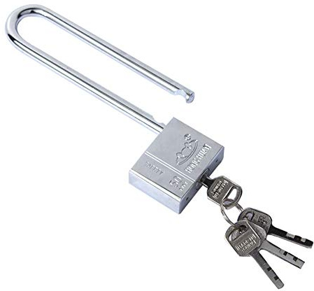 Candados de seguridad, Candado de acero con arco largo