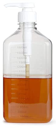 Bottiglie della pompa della pressa da 1600 ml Dispenser di sciroppi Barattolo di miele Sciroppo vuoto Salse di ketchup Contenitori per condimenti Bottiglia di spremere Bottiglia di salsa di maionese