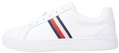 Tommy Hilfiger Damen Court Sneaker Schuhe, Weiß (White), 40