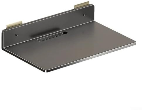 Étagère murale pour routeur/TV - Support mural pour lecteur DVD - En acier au carbone - Pour routeurs WiFi, accessoires de projecteur (M)