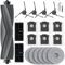 Rrochio Kit d'accessoires pour Dreame X40 Ultra, Ensembles de Rechange pour Aspirateurs Dreame L40 Ultra, X40 Master, Mova P50 Pro Ultra avec 6 Chiffon, 6 Sac, Brosse Principale e 4 Latérale, 2 Filtre
