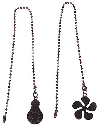 jojofuny 2piezas Cadena De Para Ventilador De Techo Esfera Accesorios De Decoración Para Luz De Techo Extensión De Cadena De Orb Para Taller y Cafés