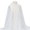 MAYJOYDIY 1.8m Weißer Tüll Spitzenstoff Mit Schmetterlingsstickerei 1.6m Netzstoff Mit Schmetterlingsdruck Glänzender Glitzer Tüllstoff Für Tutu Rock Kleid Schleier Vorhang Geschenkverpackung