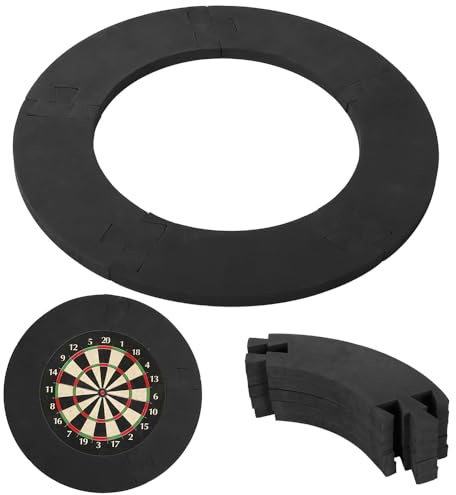 Mineup Dart Catchring Surround, 5pcs Dart Surround Auffangring, 45cm Dartscheibe Schutzring, Dartscheibe Wand Schutz, Dartboard Surround Eva, Dartscheiben-Einfassung, Geeignet für Standard Dartboards