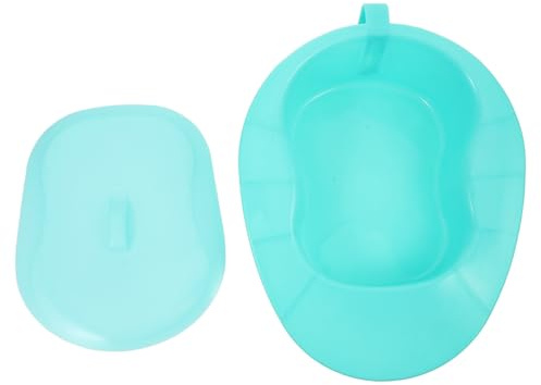IWOWHERO Orinatoio Portatile per Donne Coperchio, in Pp Leggero Verde Chiaro, Isolamento Odori e Comfort, per Pazienti Allettati in Case di Riposo