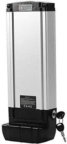 SEASON E-Bike Ersatzakku 36V 10.4Ah 385Wh, passend für 36V 250W/350W/500W Motoren, passend für E-GO, Keola, Stella, CityLine F1, F2, M1 und M2 (ohne Gepäckträger)