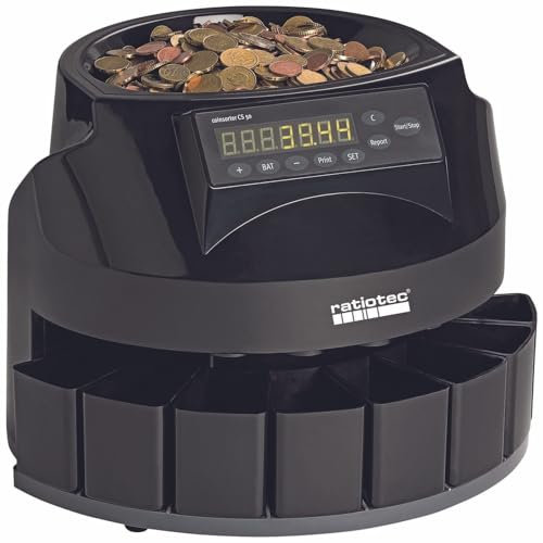 ratiotec 00946954 Münzzähl- und Sortiermaschine CS 50