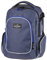 Walker 42117-268 - Rucksack Campus Evo Blue-Ivy mit 3 Fächern, Laptop-Fach, Seitentaschen, Rücken-Polsterung, höhenverstellbarem Tragesystem, wasserabweisend, Backpack für Schule, Uni und Büro