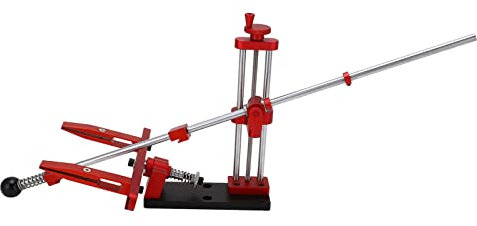 Afilador de Cuchillos Ajustable, Sujeción de Doble Cabezal Profesional de Afilado de Cuchillos Afilador de ángulo Fijo Afilador Rápido Afilador de Cuchillos Universal