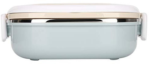 Acouto Boîte à Lunch Portable en Acier Inoxydable Isolé Conteneur de Nourriture Thermique Récipients de Stockage des Aliments étanches Boîte à Lunch pour Adultes Étudiants Enfants